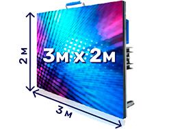 Светодиодный (LED) экран 3х2м